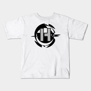 Futuristic Modern Letter H Kids T-Shirt